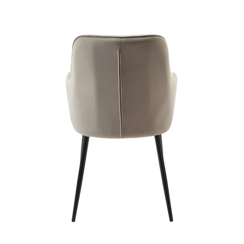 Native Home Lifestyle Chesterfield Grey Dining Chairs (Set Of 2)